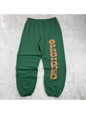 Vintage Colorado Sweatpants Green Hanes USA Graphic College Style Joggers 90s L